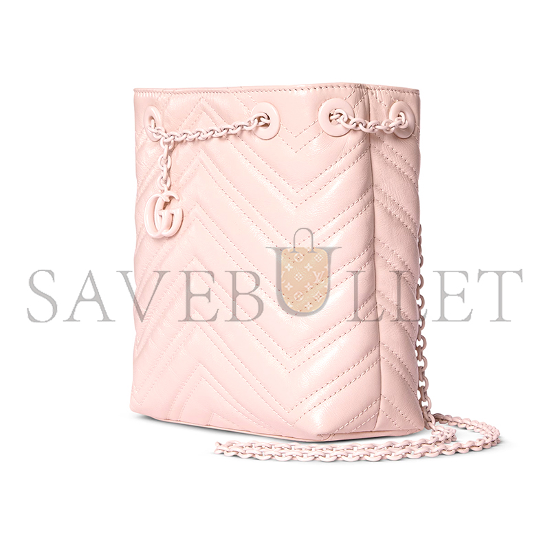 GUCCI GG MARMONT NANO BUCKET BAG 856404 (17*16*6.5cm)